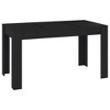 vidaXL Dining Table Black 55.1 in.x29.3 in.x29.9 in. Engineered Wood - 2 of 4