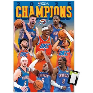 Trends International NBA Oklahoma City Thunder - 2025 NBA Finals Champions Unframed Wall Poster Prints - 1 of 4