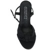 Journee Collection Womens Garner Knit Inset Platform Block Heel Sandals - 4 of 4
