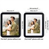 Americanflat 11x14 Picture Frame with Round Corners in Black - Use as 8.5x11 Picture Frame with Mat or 11x14 Frame Without Mat - 2 of 4