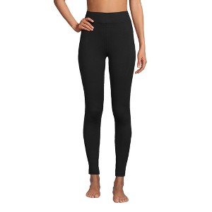 Lands' End Women's Baselayer Cozy Thermaskin Pants - 1 of 3