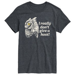 Men's - Instant Message - Dont Give A Hoot Short Sleeve Graphic T-Shirt - 1 of 4