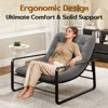 Kumasinova High-Density Sponge Accent Chair,Modern Lounge Armchair with Metal Frame,Reading Chair for Living Room,Bedroom - 3 of 4