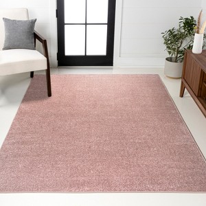 Haze Solid Low-Pile Indoor Area Rug - JONATHAN Y - 1 of 4