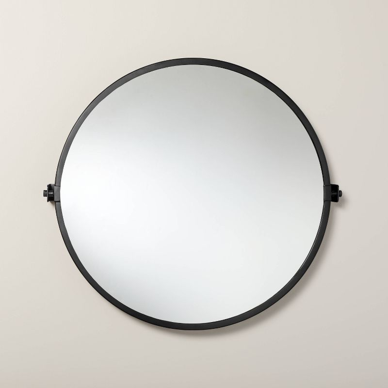 30" Round Bathroom Vanity Pivot Mirror - Hearth & Hand™ with Magnolia, 1 of 7