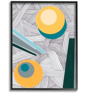 Stupell Industries Modern Geometric Abstraction Asymmetrical Circles - 1 of 4