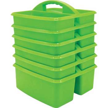 Teacher Created Resources Plastic Storage Bin Small 7.75 X 11.38 X 5  Yellow Pack Of 6 : Target
