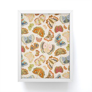 Sewzinski Magic Moths Framed Mini Art Print 4" (H) x 3" (W) x 1" (D) - Society6 - 1 of 3