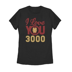 Women's Marvel Iron Man Love 3000 T-Shirt - 1 of 3