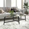 Mid-Century Metal Black/Bronze and Glass Coffee Table - Henn&Hart - 2 of 4