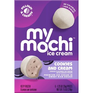 My/Mochi Cookies & Cream Ice Cream - 6pk - 1 of 4