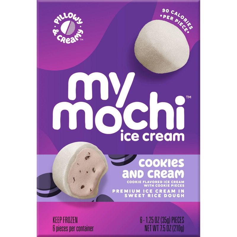 My/Mochi Cookies &#38; Cream Ice Cream - 6pk, 1 of 8