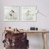 Stupell Industries Sandpipers Among Beach Grasses Black Framed Giclee Art - 2 of 4