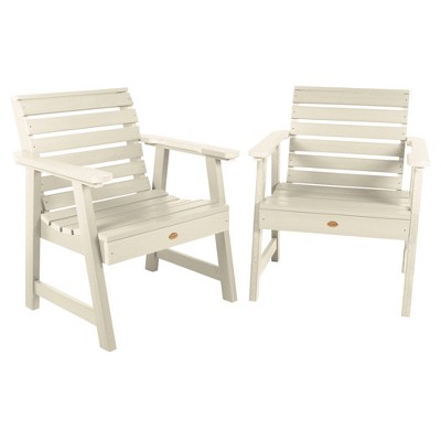 Weatherly 2pk Garden Chairs - Whitewash - Highwood : Target