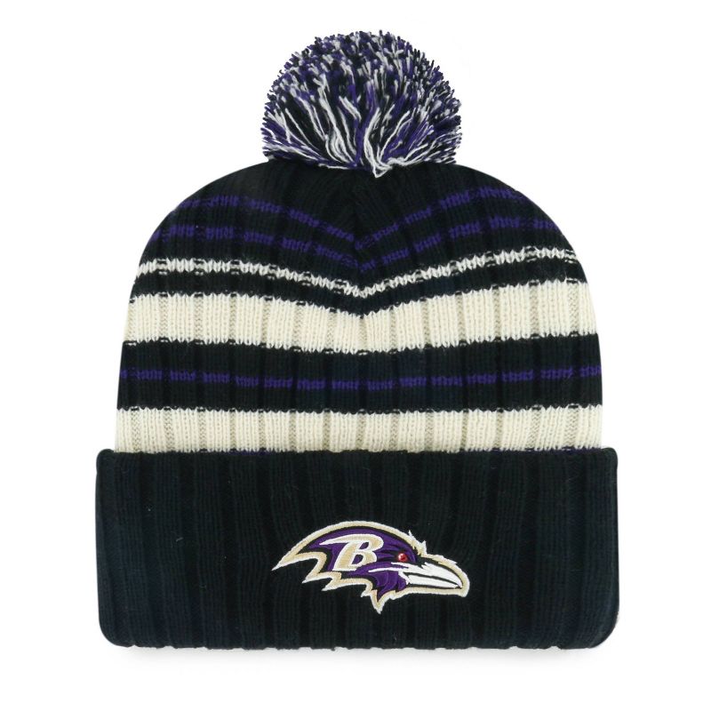 NFL Baltimore Ravens Chillville Knit Beanie, 1 of 3
