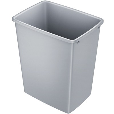 LOVMOR 35QT Kitchen Trash Can, Lightweight and Sturdy Slim Trash Can, Wastebaskets for Office, Workspace, Kitchen, Bathroom