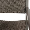 Courtyard Casual Venice Dining Chair - Hyacinth Weave Alum frame in powder coating  Price is for a Pack of 2 - 3 of 4