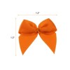 Unique Bargains Fabric Craft DIY Gift Packaging Accessories Satin Mini Ribbon Bows 150 Pcs - 2 of 4