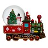 Kurt Adler 120MM Musical Santa Driving Train Water Globe - 3 of 4