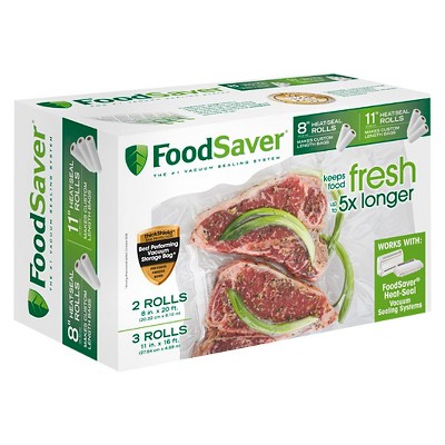 FoodSaver 8"& 11" Heat-Seal Rolls - FSFSBF0746-000