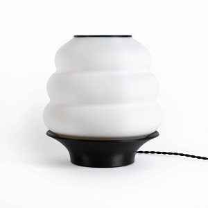 12" Honey Pot Minimalist Classic Plant-Based PLA 3D Printed Dimmable LED Table Lamp - JONATHAN Y - 1 of 4