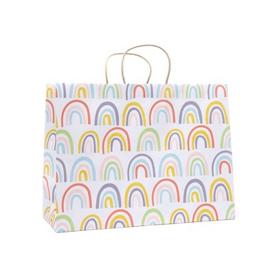 Large Recycled Paper Rainbow Gift Bag - Spritz™