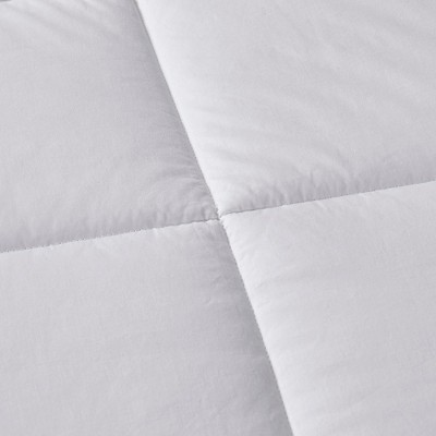 Twin Lightweight White Down Cotton Comforter