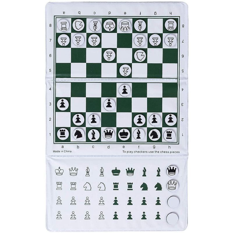 WE Games Magnetic Travel Chess Set Trifold, 2 of 6