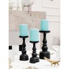 3x4 inch Pillar Candles Set of 3 ¨C Unscented Dripless Rustic Candles for Decor, Centerpieces, Weddings - 4 of 4