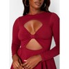 Rebdolls Women's Spellbound Cotton Double Cut Out Mini Skater Dress W. Pockets - 4 of 4