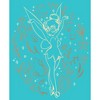 Girl's Peter Pan Halloween Tinkerbell Line Art T-Shirt - 2 of 4