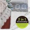 Briarwood Lane Christmas Hand Towel 26x18 Checkered Santa For Christmas Hand Towel - 3 of 3
