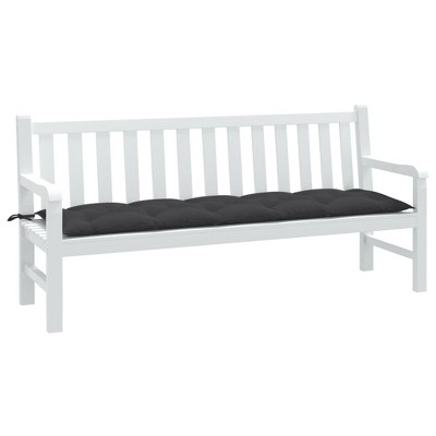 vidaXL Garden Bench Cushion Melange Anthracite 70.9"x19.7"x2.8" Fabric