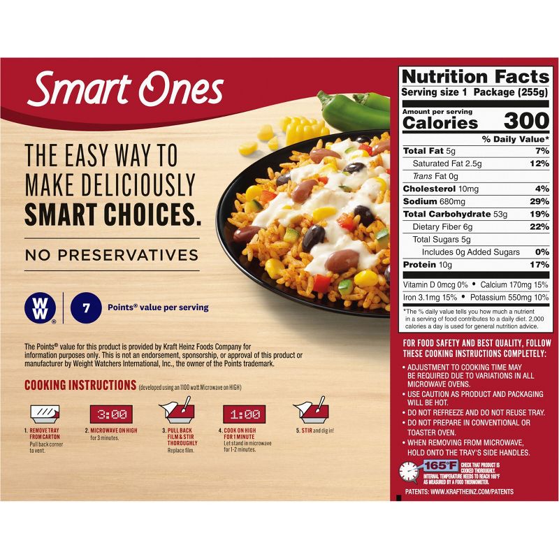 Smart Ones Classic Favorites Santa Fe Style Frozen Rice &#38; Beans - 9oz, 2 of 9