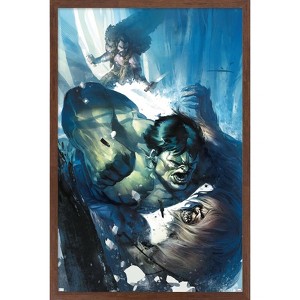 Trends International Marvel Kraven The Hunter - Incredible Hulk #11 Framed Wall Poster Prints - 1 of 4