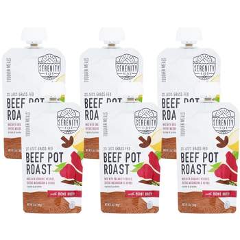 Serenity Kids Beef Pot Roast With Bone Broth Puree Toddler Meals - Case of 6/3.5 oz