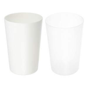 Unique Bargains Bathroom Toothbrush Tumblers PP Cup for Bathroom Kitchen 4.92''x3.03'' 2pcs - 1 of 4