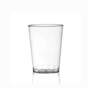 Smarty Had A Party 2 oz. Clear Round Plastic Disposable Mini Wine Glasses  (480 Glasses)