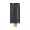 Livex Lighting Greenwich 1 - Light Post Light in  Black/Satin Brass - 4 of 4
