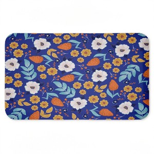 Stupell Industries Welcoming Summer Blooms Printed Anti-Fatigue Floor Mat, design by Emily Cromwell, 30"x18" - 1 of 4
