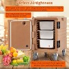 Catering Food Warmers Insulated Food 82 QT Capacity Food Warmers for Parties Food Warmer Boxes,Handles＆Stackable Design - 4 of 4