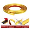 Unique Bargains Waterproof Self-Adhesive PVC Decorative Mirror Frame Wall Molding Trim Tape - 3 of 4