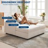 Oversized Chaise Lounge Chair Indoor, Cloud Fluffy Chaise Lounges w/Cup Holder and USB & Type C Charging Port - 3 of 4