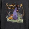 Women's - Disney - Fairytale Friends Lightweight French Terry Wide Neck Long Sleeve Shirt - 2 of 4