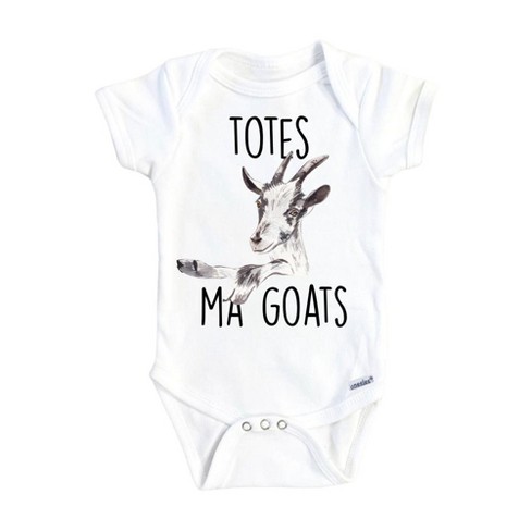 Goat Totes Onesie® Baby Boy Girl Clothes Infant Bodysuit Funny Cute Newborn GS1 - image 1 of 3