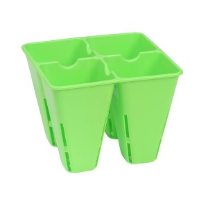 SUNPACK Plastic Seed Starting 4-Cell Square Plug Insert, 5" - 1 of 2