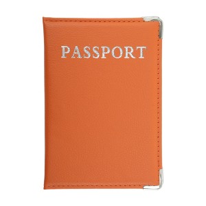 Unique Bargains Metallic Edge Passport Holder 1 Pc - 1 of 4