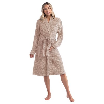 Softies Heathered Marshmallow 38 Wrap Robe Heather Coco, Large/X Large