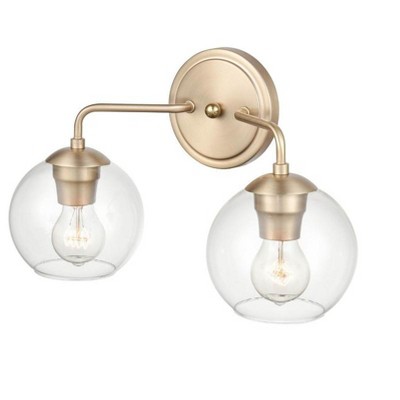 Millennium Lighting 2 - Light Vanity in  Modern Gold