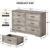 Whizmax Dresser for Bedroom with Drawers, Wood Drawer Dresser Chest of Drawers for Closet, Living Room, Hallway, Nursery, Kids Bedroom - 2 of 4